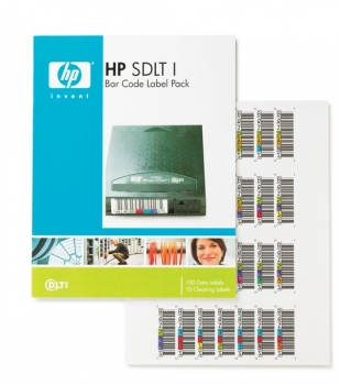 HP SuperDLTtape Autom. BarCode Label Pack