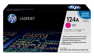 HP 124A Toner Cartridge Q6003A, magenta