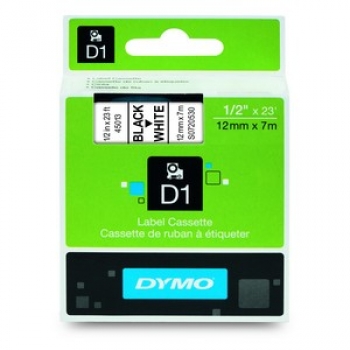 Dymo D1 Label Cassette Standard 1/2  (45013)