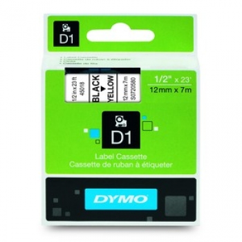 Dymo D1 Label Cassette Standard 1/2  (45018)