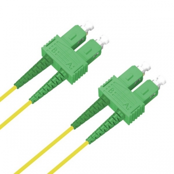 ACS FO Duplex Patch Cable, 9/125 (SM), OS1/OS2,
SC-SC, LSZH, yellow, 10.0m