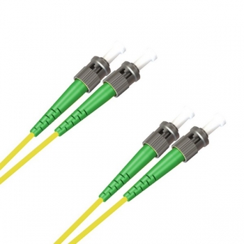 ACS FO Duplex Patch Cable, 9/125 (SM), OS1/OS2,
ST-ST, LSZH, yellow, 15.0m
