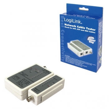 LogiLink Cable Tester for RJ45 & BNC