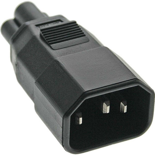 InLine Power Adapter, black, 
for notebooks, C14 to C5