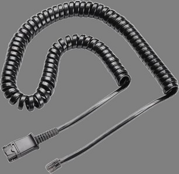 Plantronics U10 coiled cable