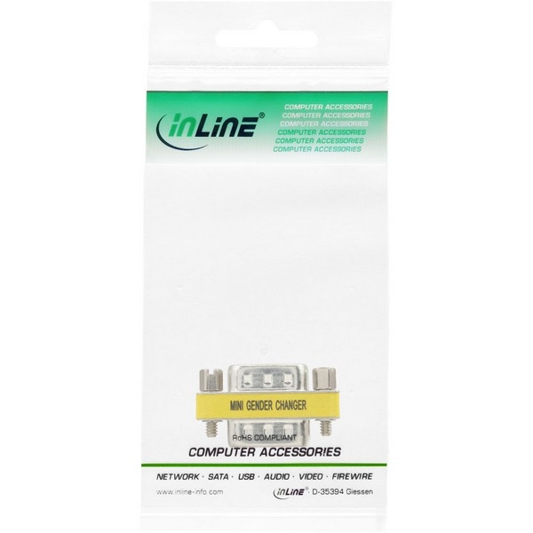InLine Mini-Gender-Changer, HD15 M/M