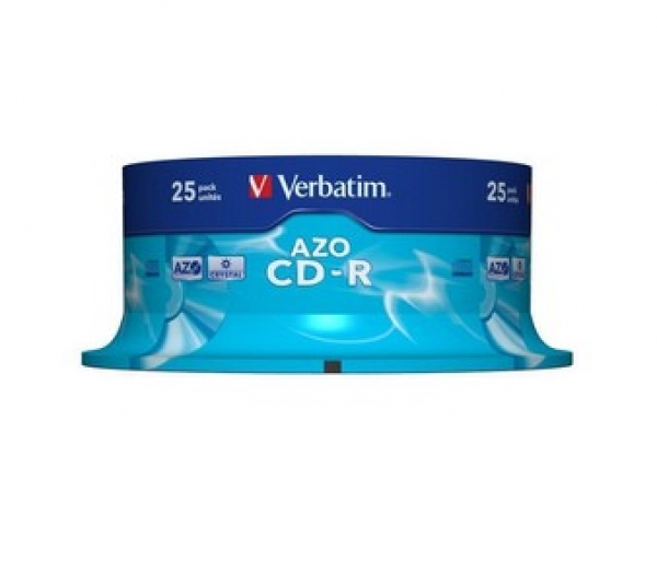 Verbatim CD-R 52x, 700MB, Spindle, 25-pack