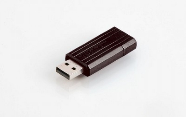 Verbatim USB Drive 2.0 PinStripe 8GB, black