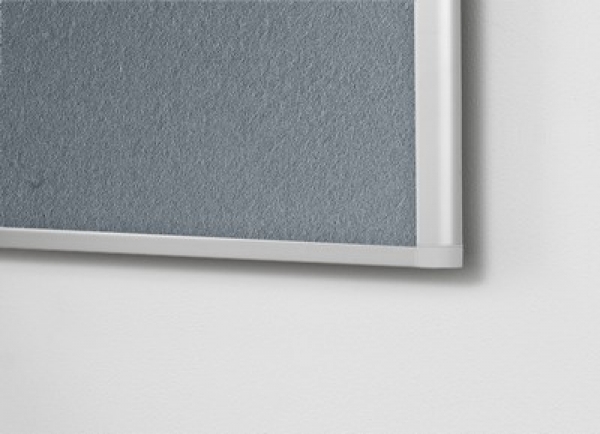 Legamaster Dynamic Felt Pinboard, 90 x 180 cm, gray