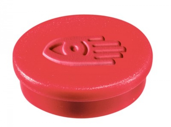 Legamaster Magnets 20mm, red, 10-pack