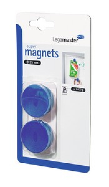 Legamaster Magnets 35 mm (super), blue, 10-pack