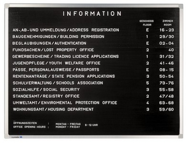 Legamaster Premium Information Board 60 x 80 cm