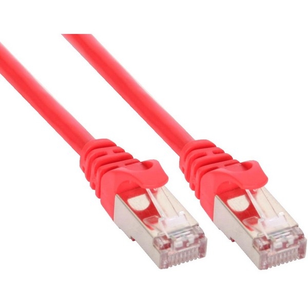 InLine Patch Cable CAT5E F/UTP, red, 7.5m