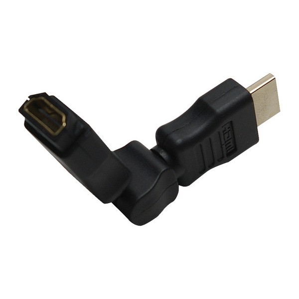 LogiLink HDMI Adapter, 270 degree rotating & tiltable,
HDMI Male to HDMI Female, gold-plated
