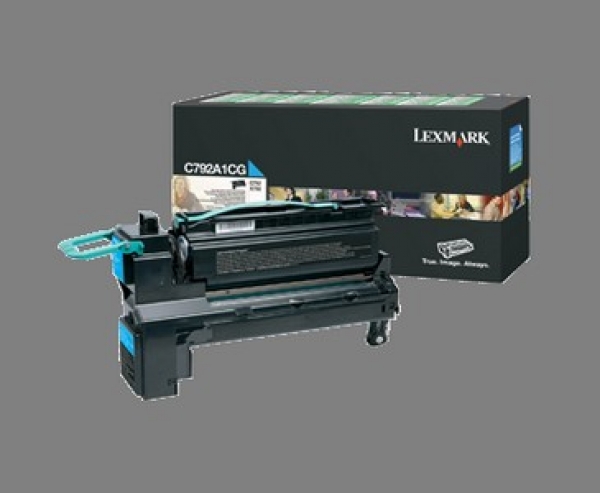 Lexmark Toner Cartridge C792A1CG, cyan