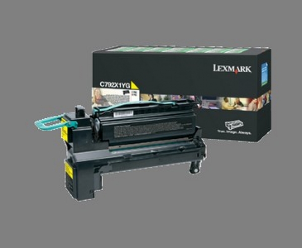 Lexmark Toner Cartridge C792X1YG, yellow