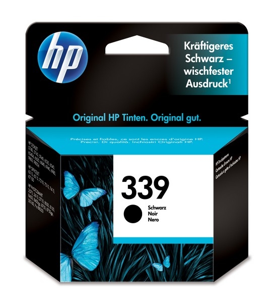 HP 339 Ink Cartridge, black, 21ml