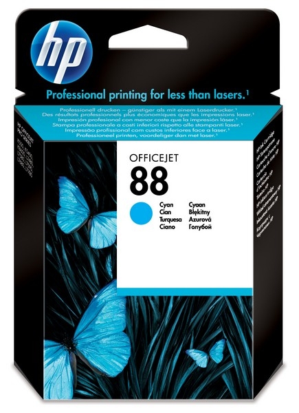 HP 88 Ink Cartridge, cyan