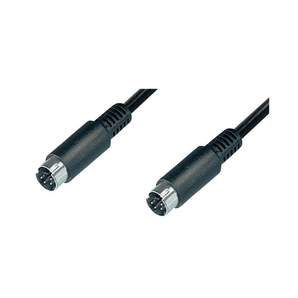 LogiLink Video Cable, black, 5.0m, 
S-Video Male/Male