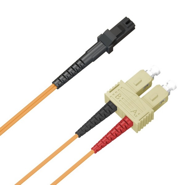 ACS FO Duplex Patch Cable, 62.5/125 (MM), OM1,
MTRJ-SC, LSZH, orange, 10.0m