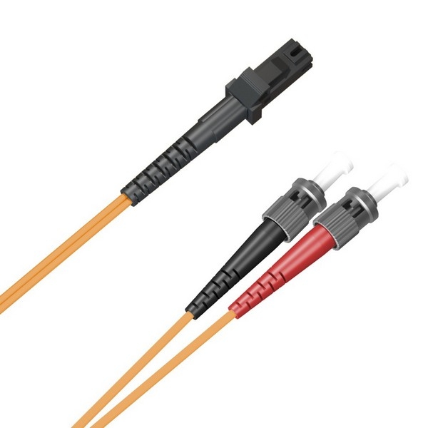 ACS FO Duplex Patch Cable, 50/125 (MM), OM2,
MTRJ-ST, LSZH, orange, 5.0m