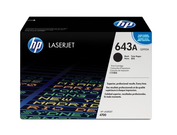 HP 643 Toner Cartridge Q5950A, black