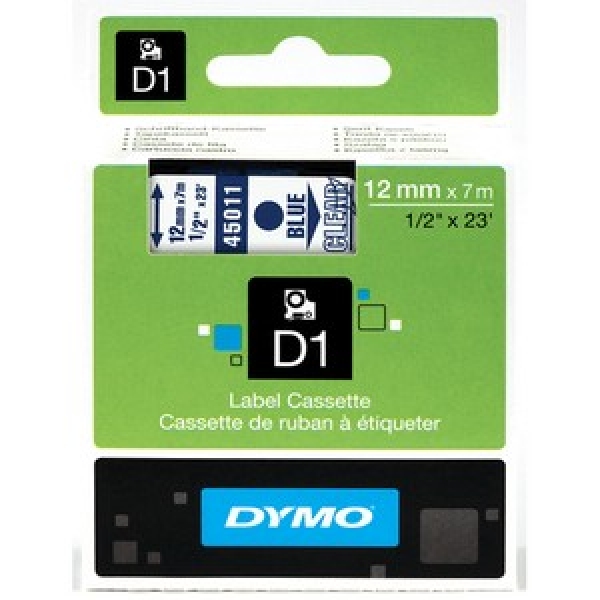 Dymo D1 Label Cassette Standard 1/2  (45011)
