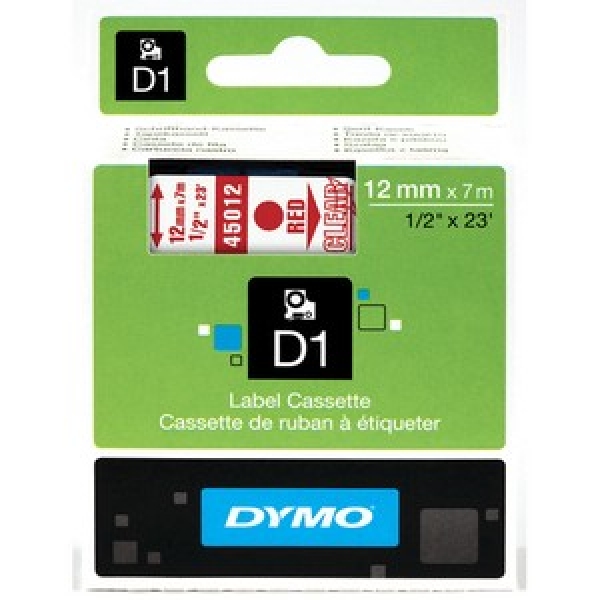 Dymo D1 Label Cassette Standard 1/2  (45012)