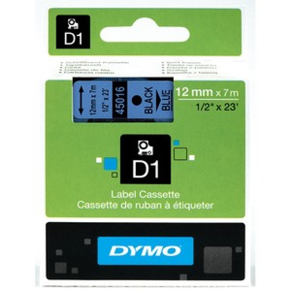 Dymo D1 Label Cassette Standard 1/2  (45016)