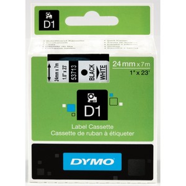 Dymo D1 Label Cassette Standard 1 in. (53713)