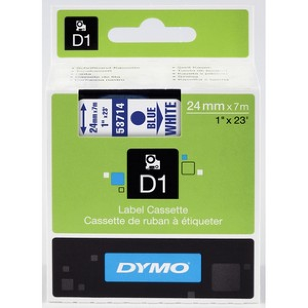 Dymo D1 Label Cassette Standard 1 in. (53714)