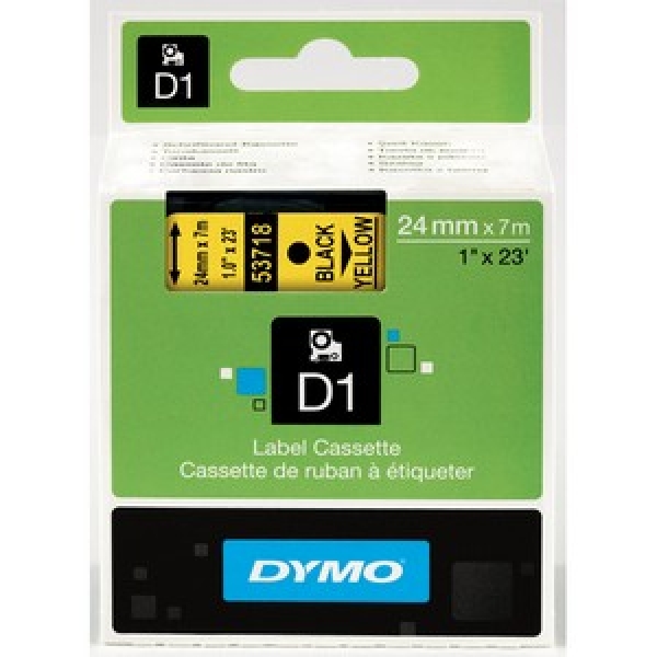 Dymo D1 Label Cassette Standard 1 in. (53718)