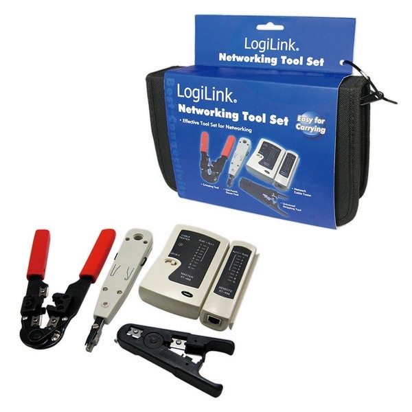 LogiLink Network Tool Kit, 4 parts